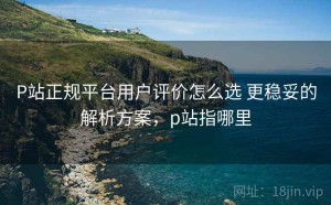 P站正规平台用户评价怎么选 更稳妥的解析方案，p站指哪里