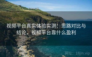 视频平台真实体验实测：思路对比与结论，视频平台靠什么盈利