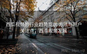 西瓜视频的行业趋势现状 方法与用户关注点，西瓜视频发展
