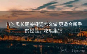 17吃瓜长尾关键词怎么做 更适合新手的经验，吃瓜集锦