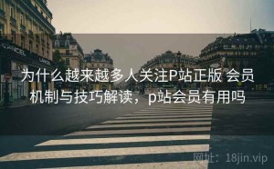 为什么越来越多人关注P站正版 会员机制与技巧解读，p站会员有用吗