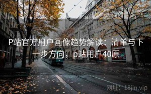P站官方用户画像趋势解读：清单与下一步方向，p站用户40原