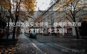 17吃瓜怎么安全使用：使用指南观察与设置建议，吃瓜准则