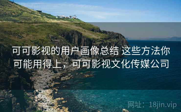 可可影视的用户画像总结 这些方法你可能用得上，可可影视文化传媒公司