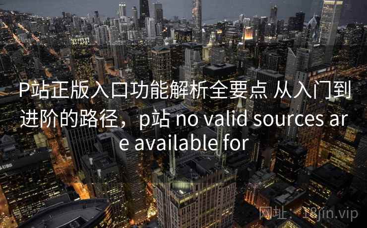 P站正版入口功能解析全要点 从入门到进阶的路径,p站 no valid sources are available for P站正版入口功能解析全要点 从入门到进阶的路径,p站 no valid sources are available for